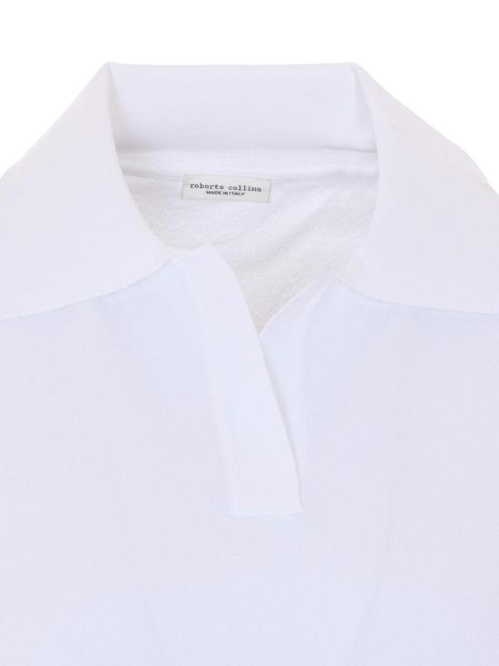 26SS 로베르토 콜리나 폴로 티셔츠 261FXA3102401 White - ROBERTO COLLINA