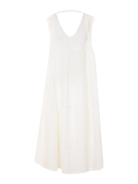 26SS MAURIZIO PECORARO 미디 원피스 W0616088122WHITE White