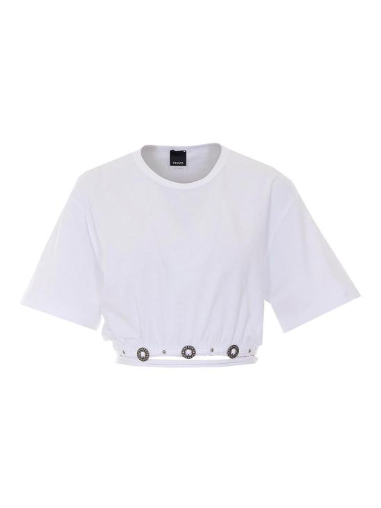 26SS 핑코 반팔 티셔츠 106907A3ARZ04 White