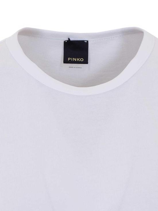 26SS 핑코 반팔 티셔츠 106907A3ARZ04 White - PINKO
