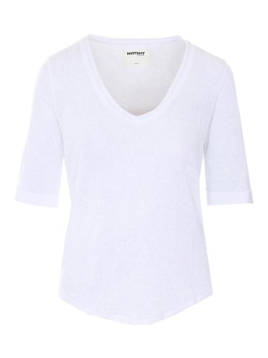 26SS 낫샤이 반팔 티셔츠 NF8A001LIP000BLANC White