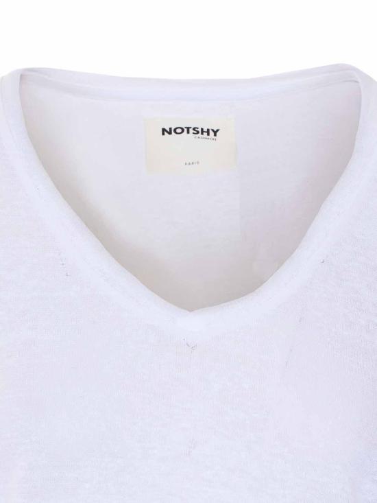26SS 낫샤이 반팔 티셔츠 NF8A001LIP000BLANC White - NOT SHY