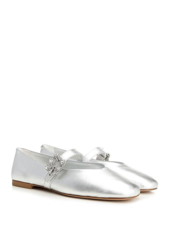 26SS 로저비비에 플랫 슈즈 RVW74344630Y70B200 Silver - ROGER VIVIER