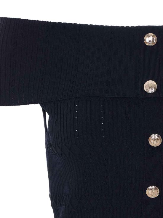 26SS 리우조 민소매 티셔츠 CA6217MS55N22222 Black - LIU JO