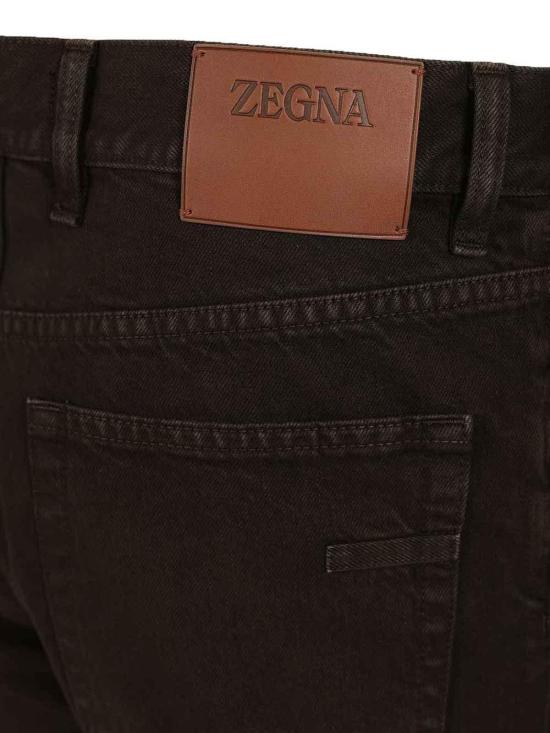 26SS 에르메네질도제냐 데님 팬츠 CITYUHIB9A3M09 Brown - ERMENEGILDO ZEGNA