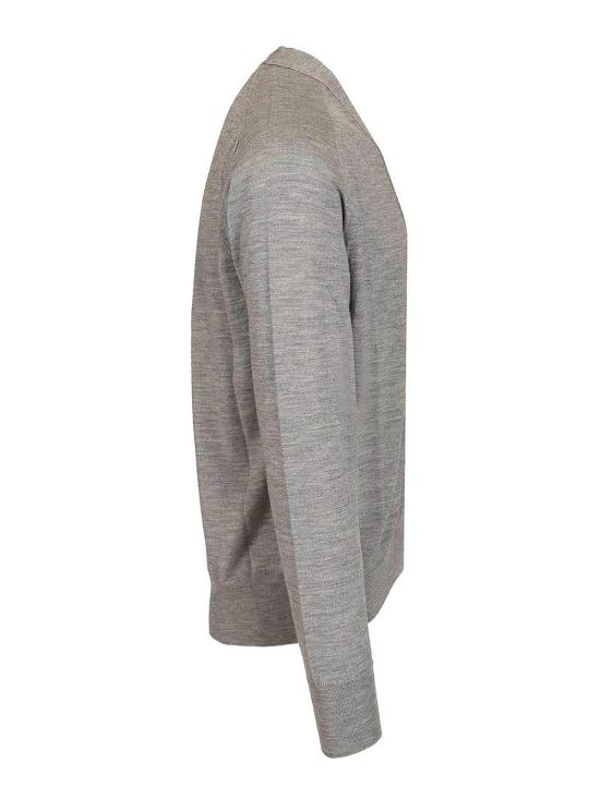 26SS 아미 톤온톤 하트 로고 알렉산드레 마티우시 울 가디건 HKC384KN00390504 Grey - AMI