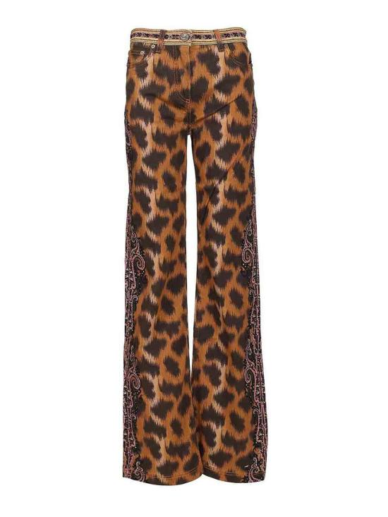 26SS 에트로 스트레이트 팬츠 WRNB0026AKF05X0825 Animal Print