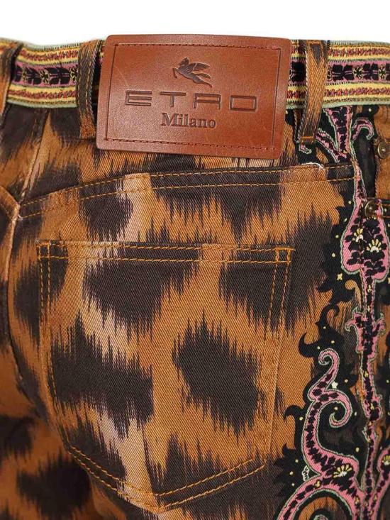 26SS 에트로 스트레이트 팬츠 WRNB0026AKF05X0825 Animal Print - ETRO