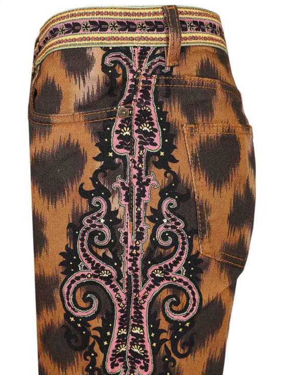 26SS 에트로 스트레이트 팬츠 WRNB0026AKF05X0825 Animal Print - ETRO