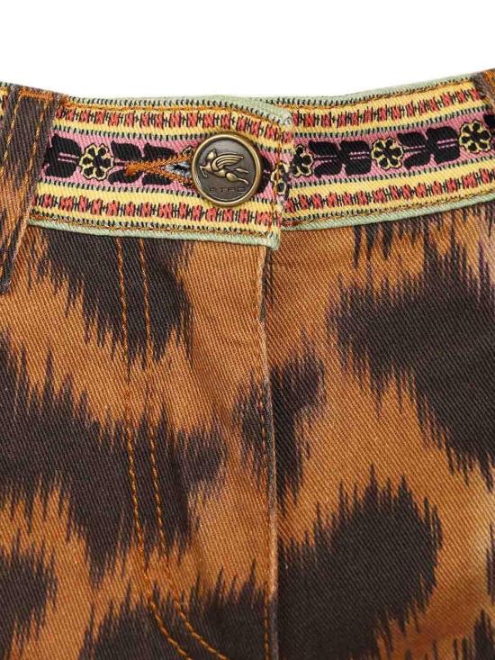 26SS 에트로 스트레이트 팬츠 WRNB0026AKF05X0825 Animal Print - ETRO