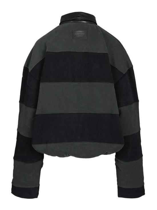 26SS 아크네 스튜디오 스트라이프 폴로 스웨터 AI0183BGE Green - ACNE STUDIOS