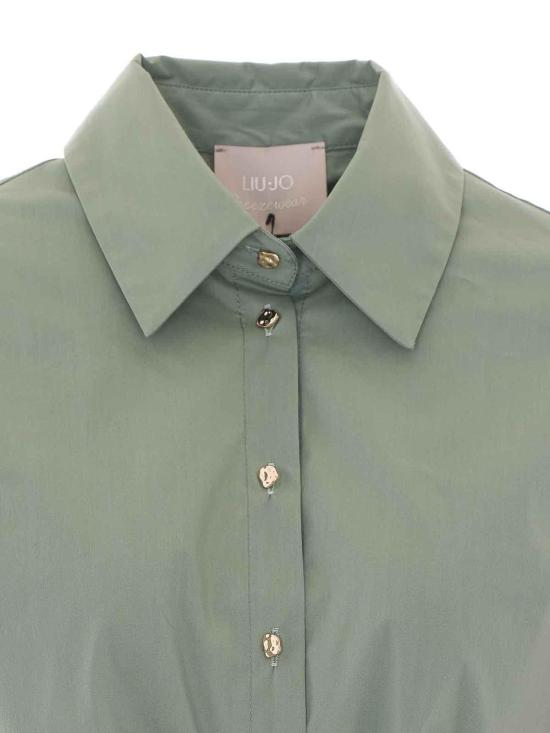 26SS 리우조 셔츠 CA6281T297AP9639 Green - LIU JO