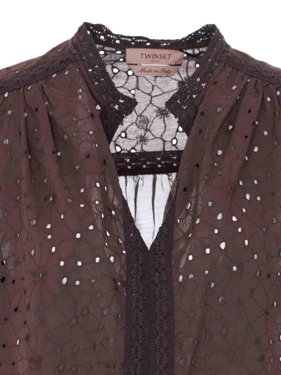26SS 트윈셋 블라우스 261TF211412110 Brown - TWINSET