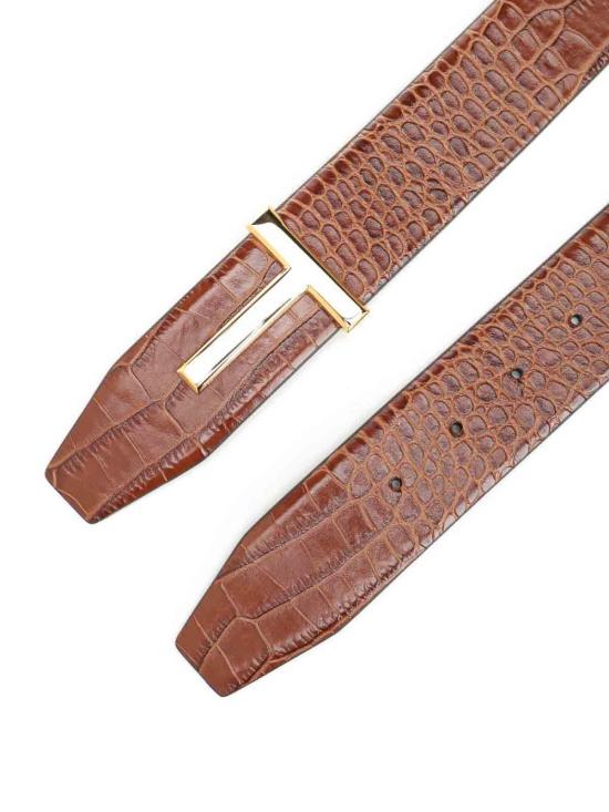 26SS 톰포드 가죽 벨트 TB178LCL439GEBN Brown - TOMFORD