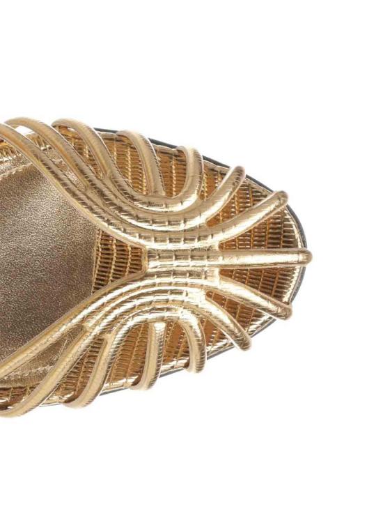 26SS 알레비 샌들 L26SC001R1309G03MEKONG Gold - ALEVI
