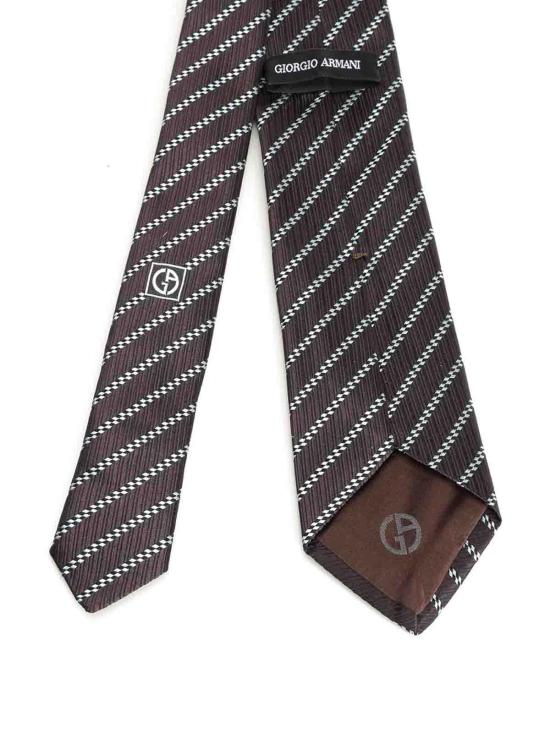 26SS 조르지오 아르마니 넥타이 GM000802TE20403F6016 Brown - GIORGIO ARMANI