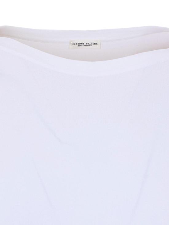 26SS 로베르토 콜리나 긴팔 티셔츠 261FXA3110601 White - ROBERTO COLLINA