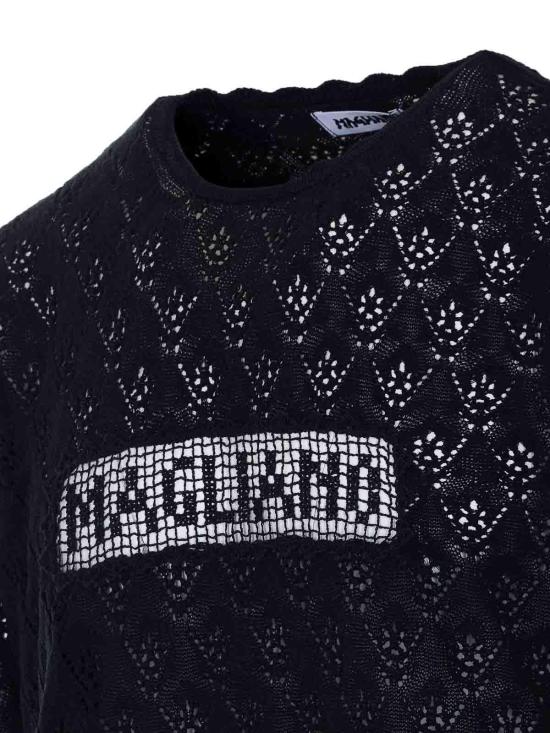 26SS 마리아노 반팔 티셔츠 V583269806052 Black - MAGLIANO