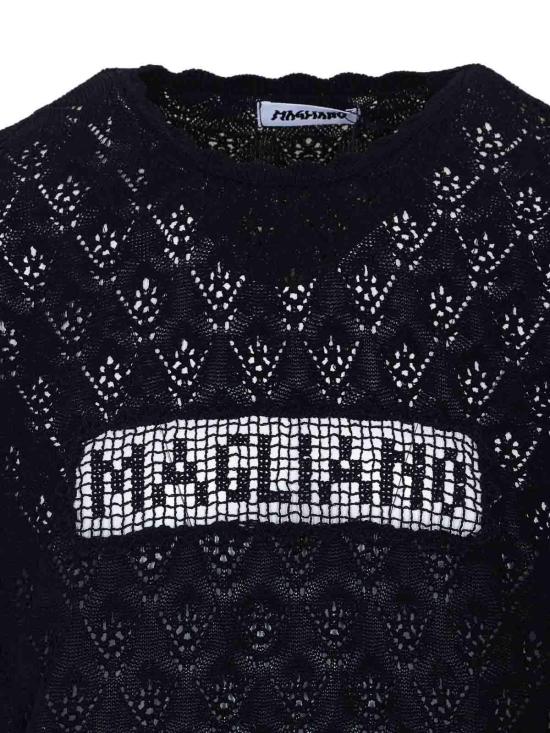 26SS 마리아노 반팔 티셔츠 V583269806052 Black - MAGLIANO