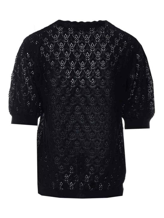 26SS 마리아노 반팔 티셔츠 V583269806052 Black - MAGLIANO