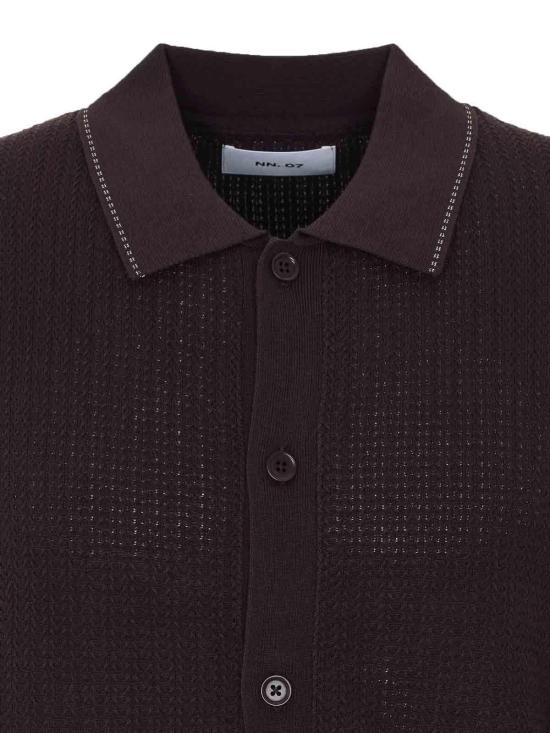26SS 엔엔07 폴로 티셔츠 2610000017DEEPTRUFFLE Brown - NN07