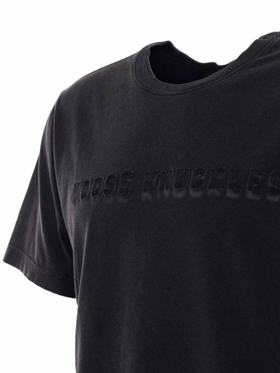 26SS 무스너클 반팔 티셔츠 M16MT707292 Black - MOOSE KNUCKLES
