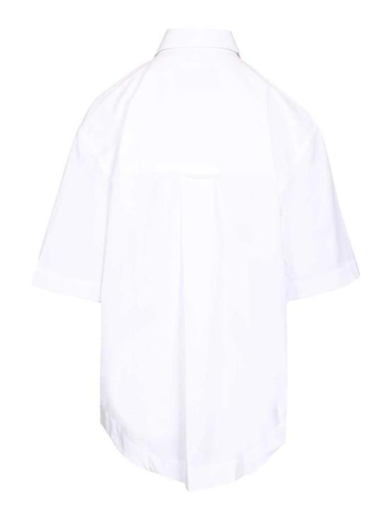 26SS 아미 포플린 반팔 셔츠 USH809CO0063100 White - AMI