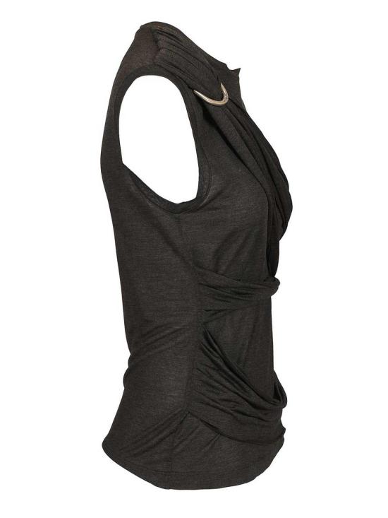26SS 두라찌 민소매 티셔츠 SS26T05TT0087B002 Black - DURAZZI