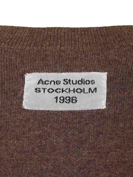 26SS 아크네 스튜디오 캐시미어 니트 B60394BZH Brown - ACNE STUDIOS