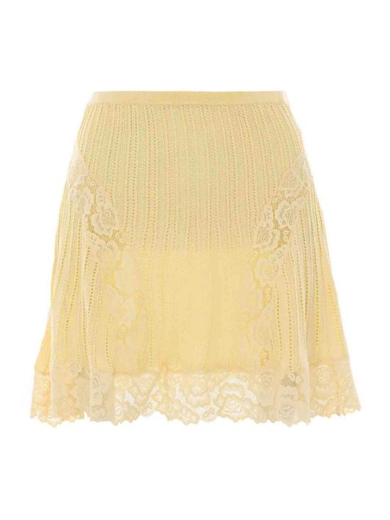 26SS 셀프 포트레이트 숏 스커트 049SKYELLOW Yellow