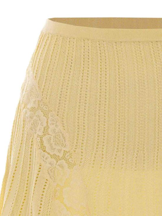 26SS 셀프 포트레이트 숏 스커트 049SKYELLOW Yellow - SELF PORTRAIT