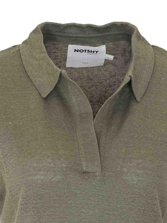 26SS 낫샤이 폴로 티셔츠 NF8N000LIP000PIN Green - NOT SHY