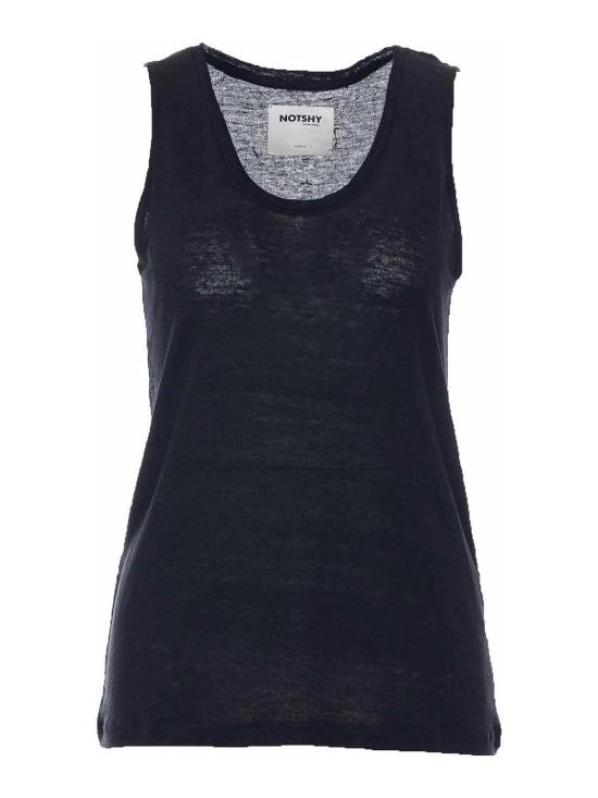 26SS 낫샤이 민소매 티셔츠 NF8G000LIP000NOIR Black