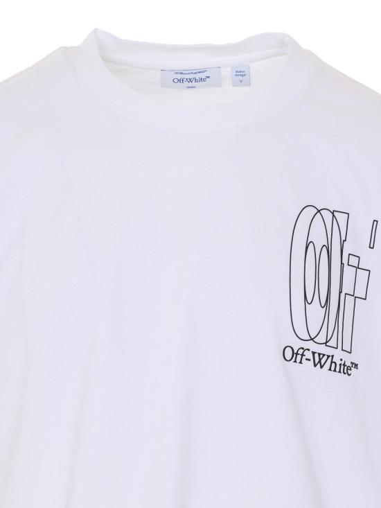26SS 오프화이트 반팔 티셔츠 OMAA027S26JER00310100 White - OFF WHITE