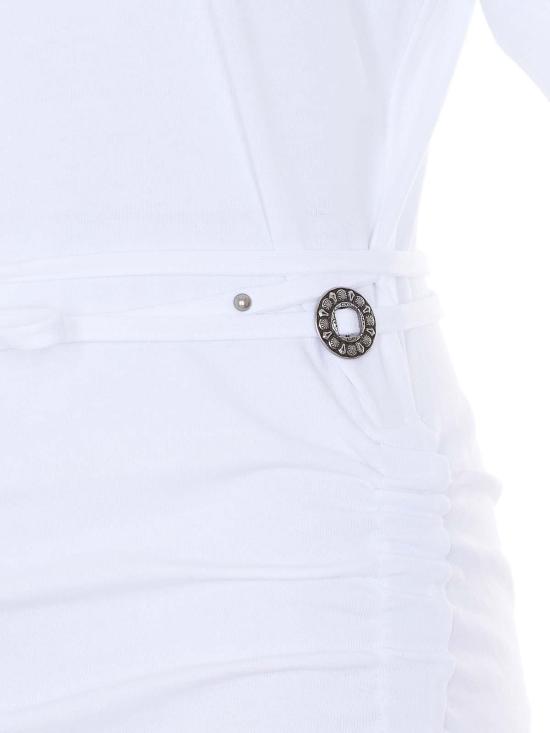 26SS 핑코 숏 원피스 106909A3ARZ04 White - PINKO