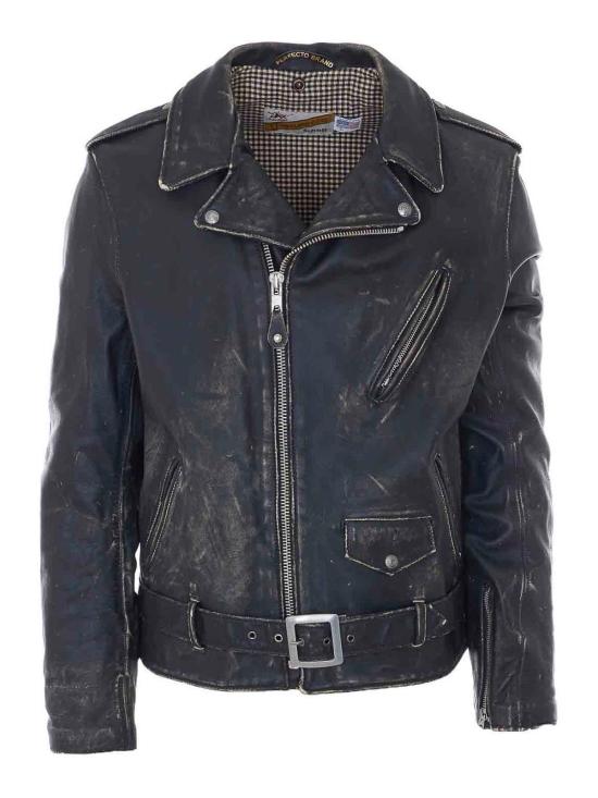 26SS SCHOTT 가죽 자켓 PER70BLACK Black