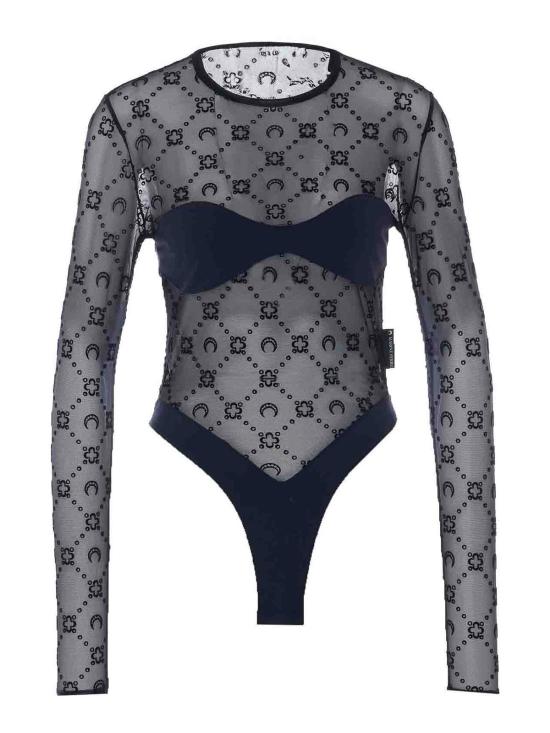 26SS 마린세르 바디수트 티셔츠 WTO474ACJER0005BK99 Black