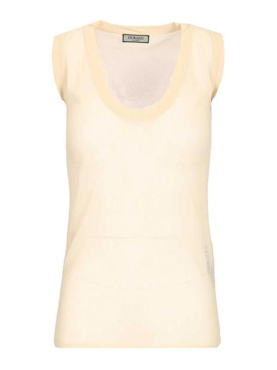 26SS 두라찌 민소매 티셔츠 SS26K01FL0056GR03 Beige