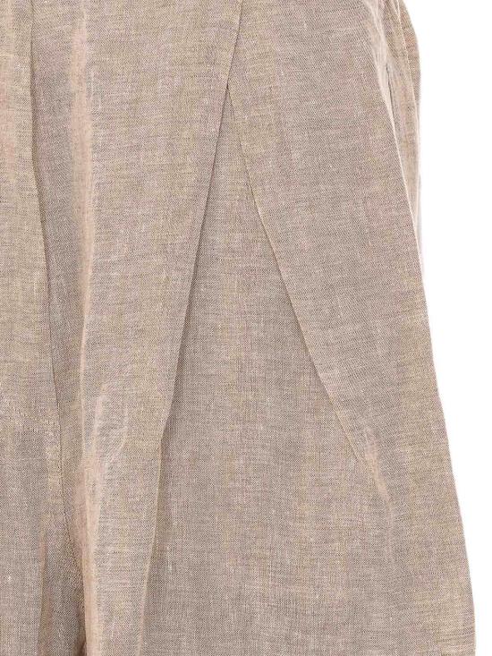 26SS MAURIZIO PECORARO 스트레이트 팬츠 W01310881BRONZE Beige - MAURIZIO PECORARO