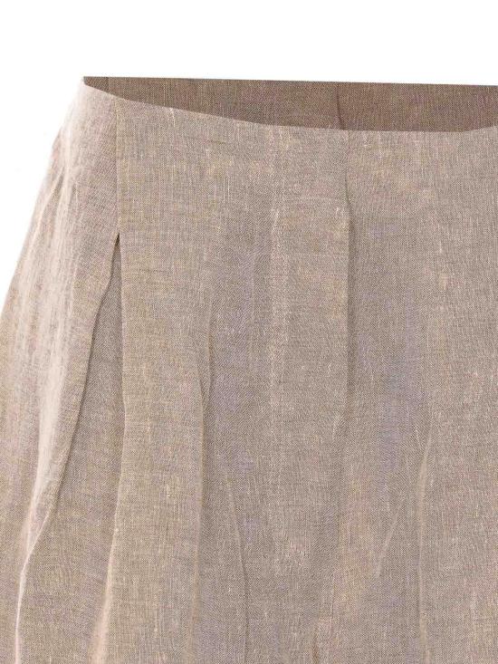 26SS MAURIZIO PECORARO 스트레이트 팬츠 W01310881BRONZE Beige - MAURIZIO PECORARO