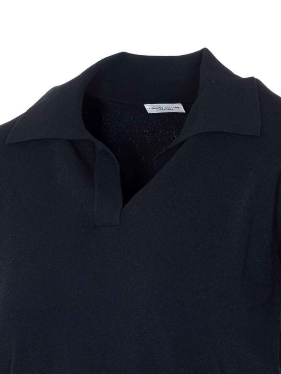 26SS 로베르토 콜리나 폴로 티셔츠 261FXA3102409 Black - ROBERTO COLLINA