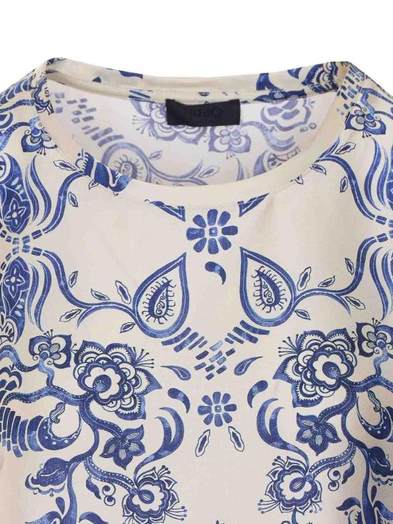 26SS 리우조 블라우스 CA6377TS555P9652 Blue - LIU JO