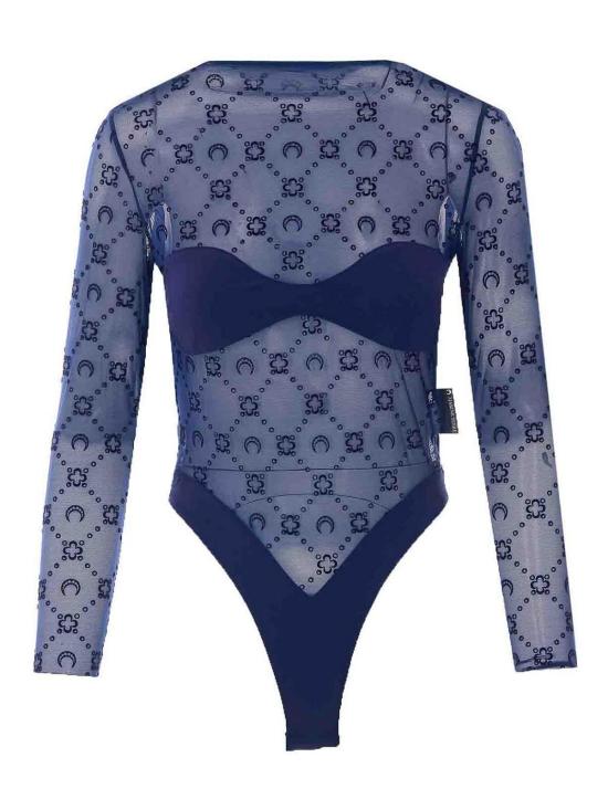 26SS 마린세르 바디수트 티셔츠 WTO474ACJER0005BL90 Blue