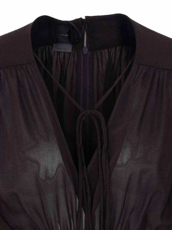 26SS 핑코 미디 원피스 106896A3B2M04 Brown - PINKO