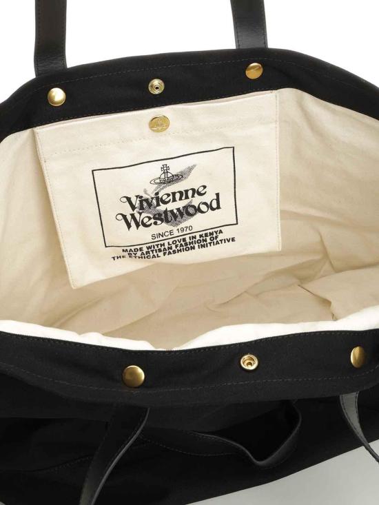 26SS 비비안웨스트우드 토트백 4205007GUW01CJN401 Black - VIVIENNE WESTWOOD