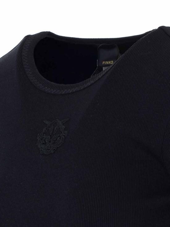 26SS 핑코 반팔 티셔츠 106815A3ALZ99 Black - PINKO