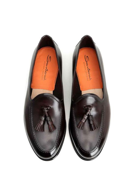 26SS 산토니 로퍼 MCAN18970MC1HVVDT50 Brown - SANTONI