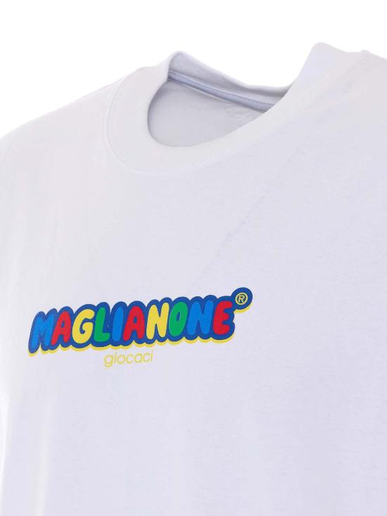 26SS 마리아노 반팔 티셔츠 V581004506161 White - MAGLIANO