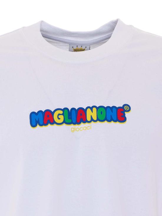 26SS 마리아노 반팔 티셔츠 V581004506161 White - MAGLIANO