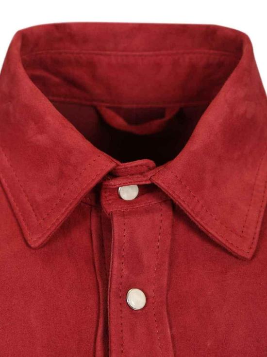 26SS 발바 긴팔 셔츠 KNOX532000055 Dark Red - BARBA